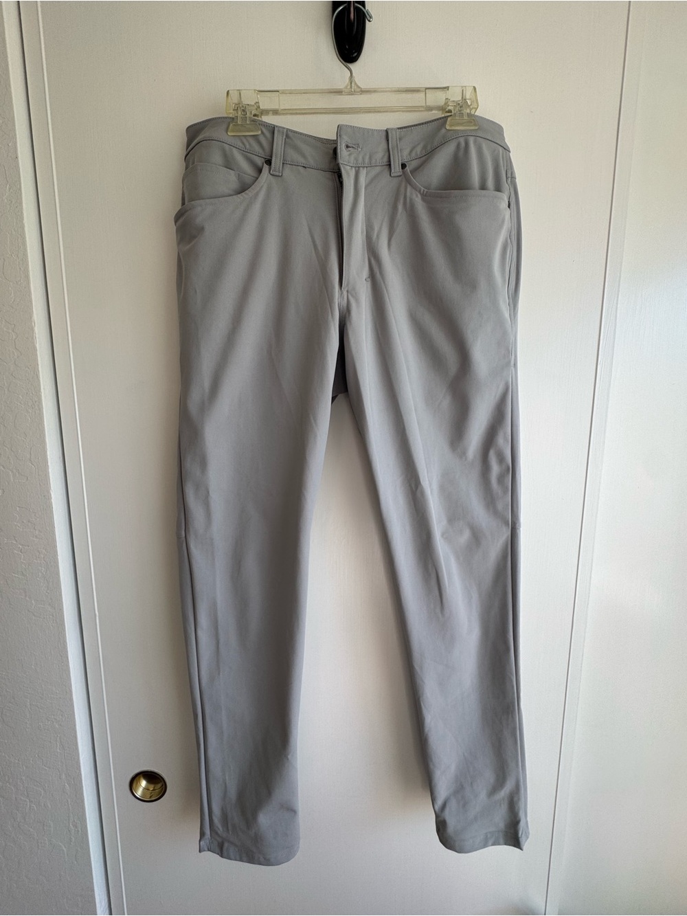 Lululemon ABC Slim-Fit Light Gray Men's Pants